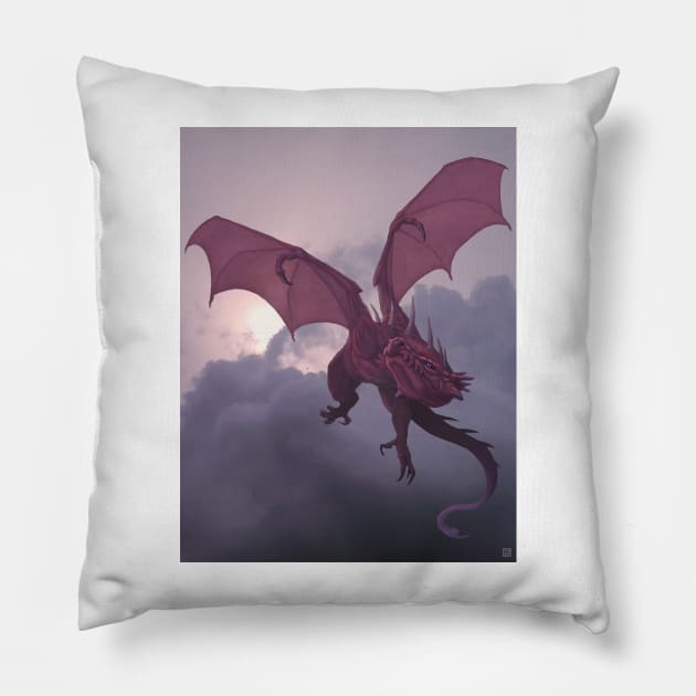 Wyvern Pillow by paintedmonk