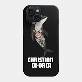 Christian Di-Orca Fashion Designer Killer Whale Gift For Orca Lover Anthropomorphic Phone Case