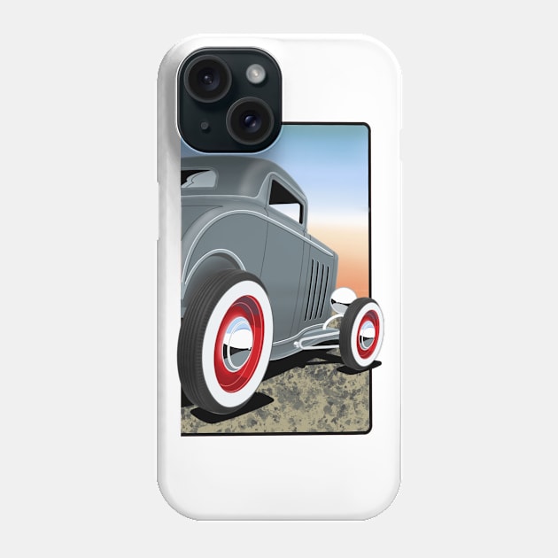 Art Deco Deuce Coupe Phone Case by ScarabMotorsports