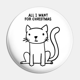 christmas gift - cat Pin