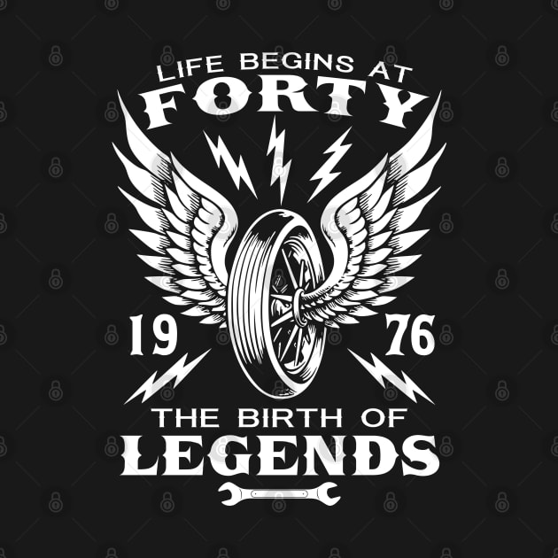 Life Begin At Forty Legends Birthday by theriwilli