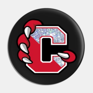 Suny Cortland C glitter Pin