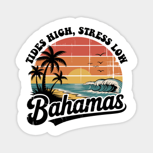 Bahamas Vacation Vintage 80s 70s Magnet