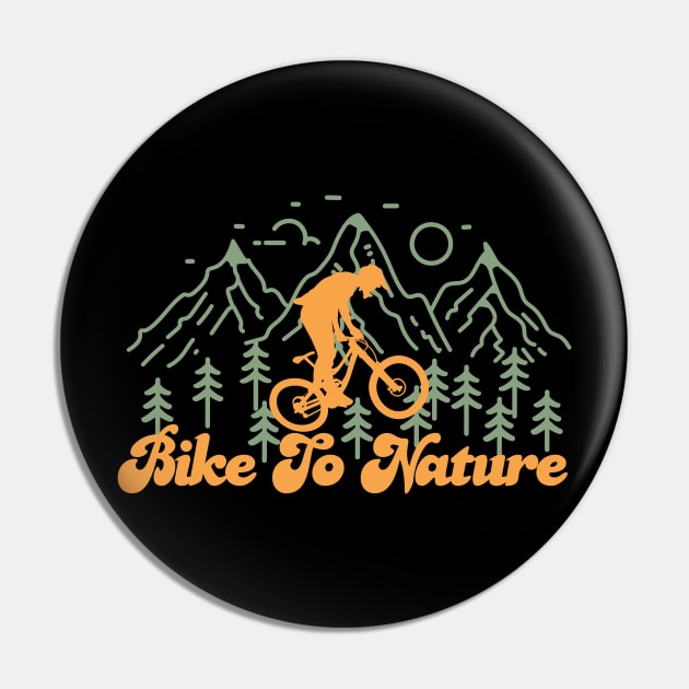 Bike To Nature Pin by Oiyo