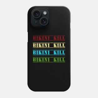 BIKINI KILL 4, vintage retro faded Phone Case