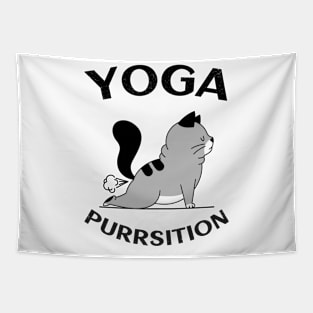 Yoga Cat Tapestry