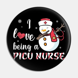 Picu Nurse Christmas Pin