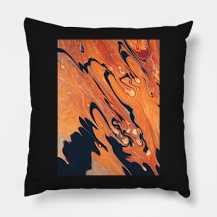 Orange Burst Pillow