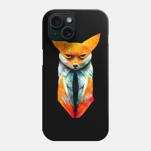 Fox watercolor painting #fox Phone Case