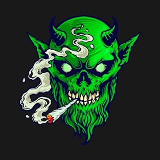 Smoking Devil 420 T-Shirt