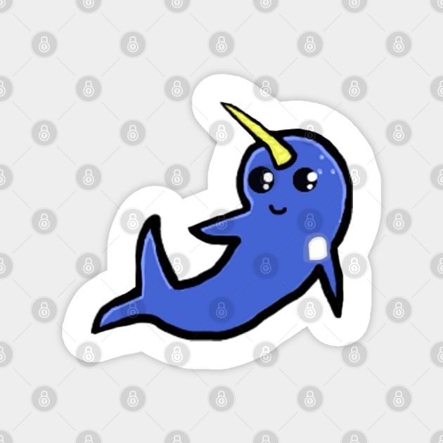 Narwhal With A Omni Pod Magnet by CatGirl101