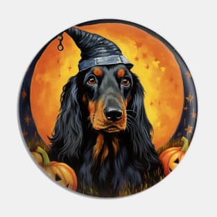 Gordon Setter Halloween Pin