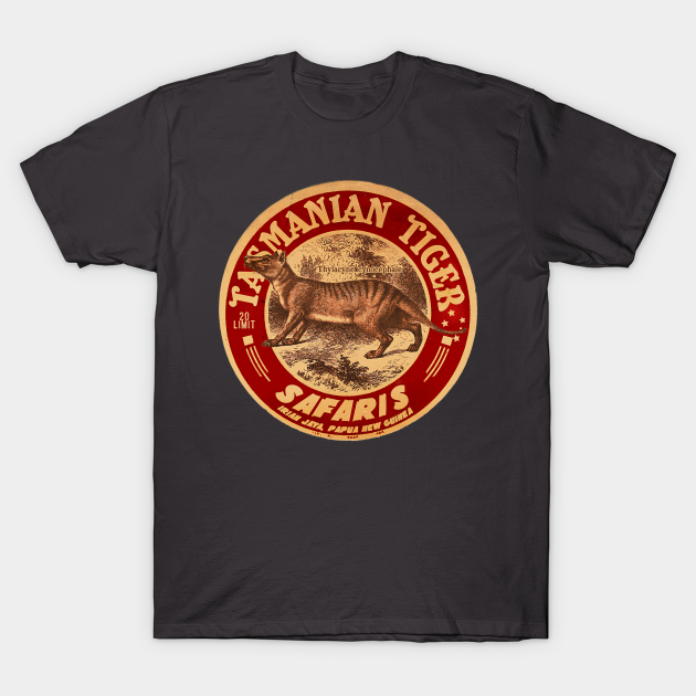 Vintage Tasmanian Tiger Hunt - Vintage - T-Shirt