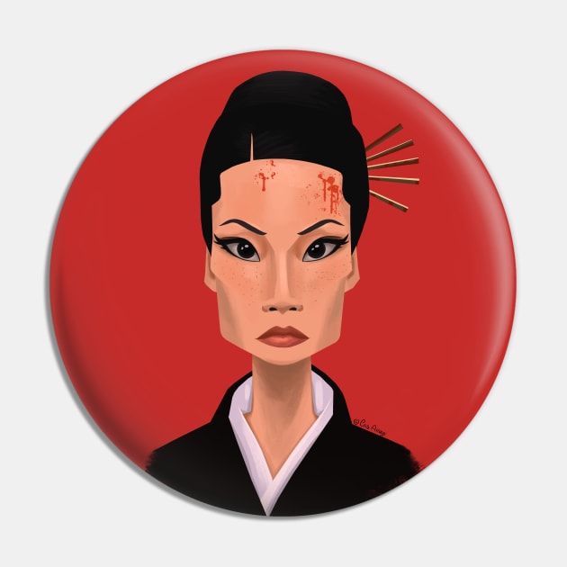 O-Ren Ishii Pin by CrisArroyo