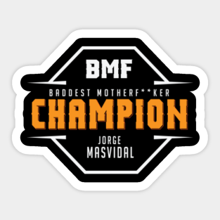 Jorge Masvidal Stickers Teepublic