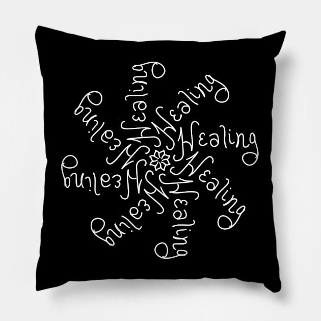 HEALING Pillow by Soul Simple Inspiration