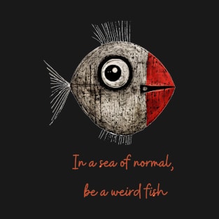 In a sea of normal, be a weird fish / Weird Fish T-Shirt