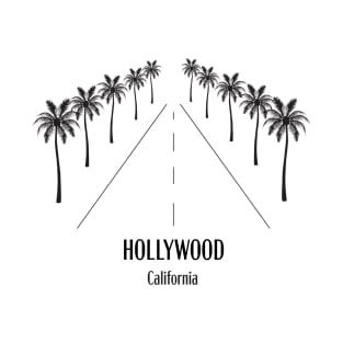 Palm Tree street in Hollywood T-Shirt