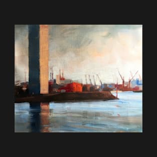 Melbourne Docklands ~ oil painting T-Shirt