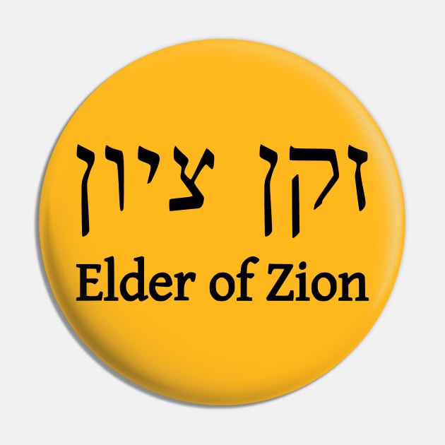 Elder of Zion (Masculine) Pin by dikleyt