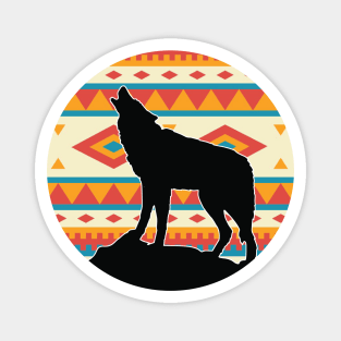 Wolf Pattern - 2 Magnet