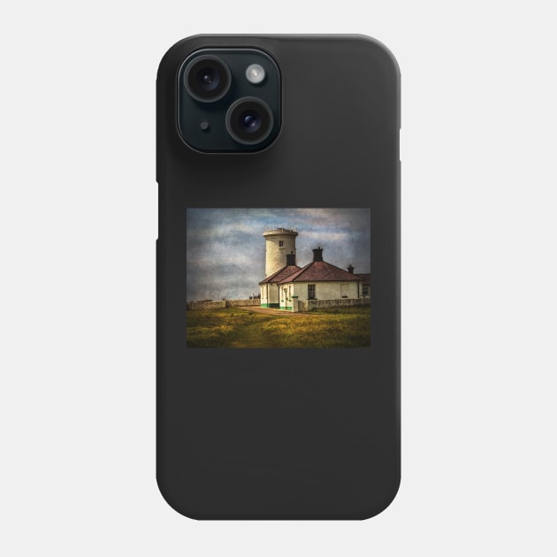 Nash Point Lighthouse Low Tower Phone Case by IanWL