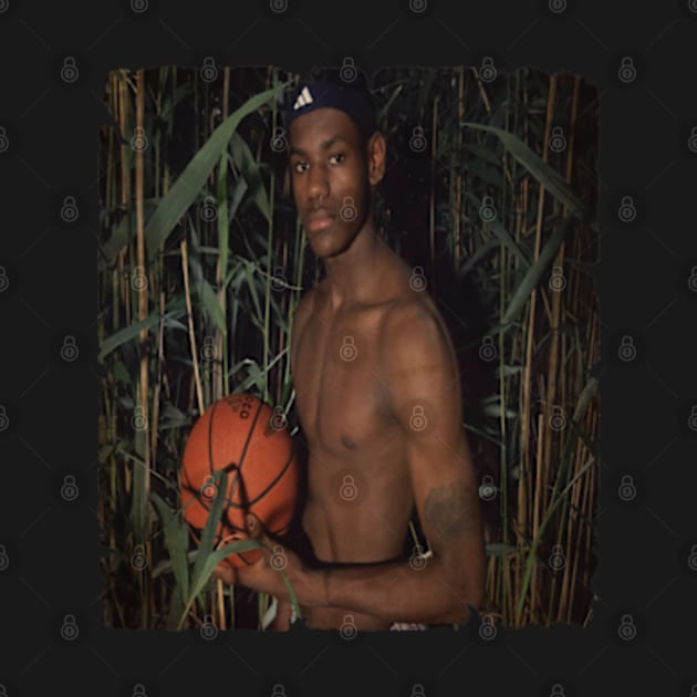 Young Lebron James Vintage by CAH BLUSUKAN