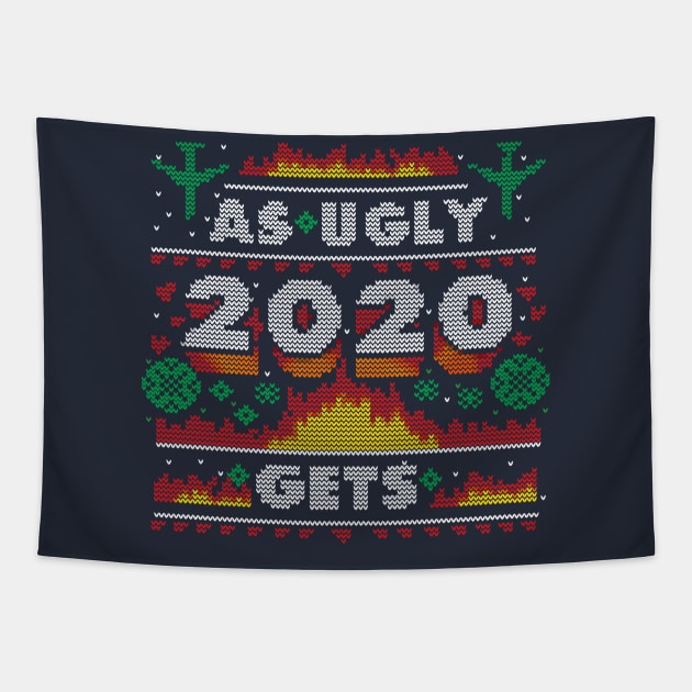 2020 Ugly Sweater Tapestry by zerobriant