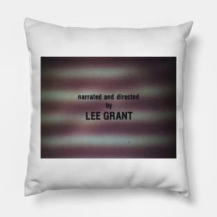 Lee Grant Title Card Pillow