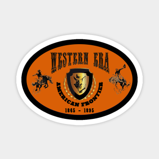 Western Era aka American Frontier - Orange, Black and Gold Magnet