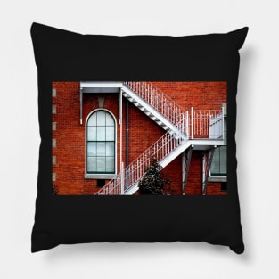 Bricks, Windows & Stairs Pillow