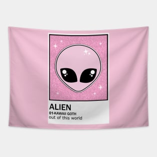 Kawaii Alien Tapestry