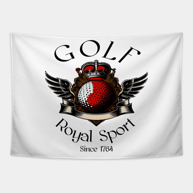 Golf Royal Sport Tapestry by Wayne's Business Art