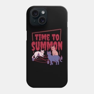 Feline Summoners Unite: Time to Summon Some Fun! Phone Case