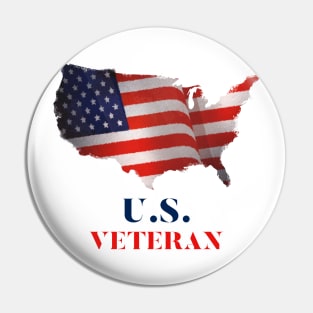 U.S. VETERANS Flag Pin