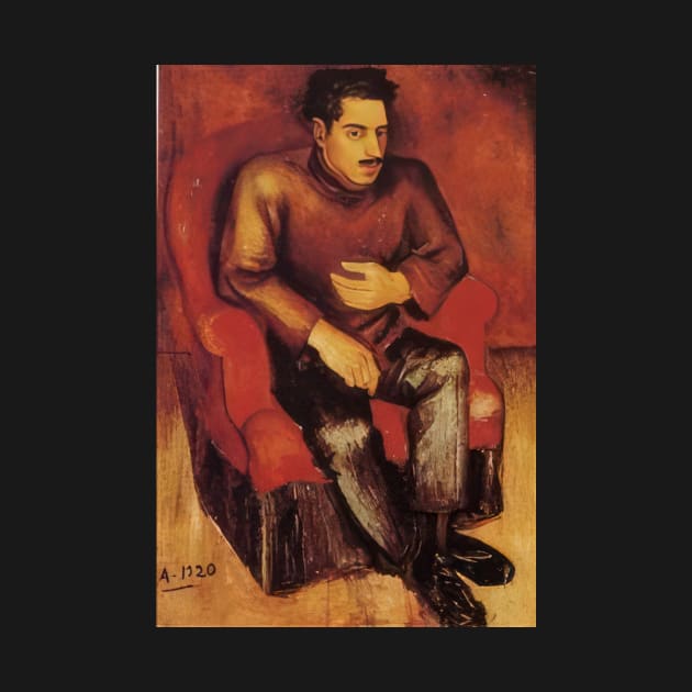 amado de la cueva 1920 - David Alfaro Siqueiros by Kollagio