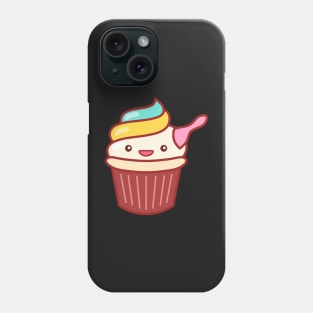 Cupcake Ice Cream Emoji Minimal Phone Case