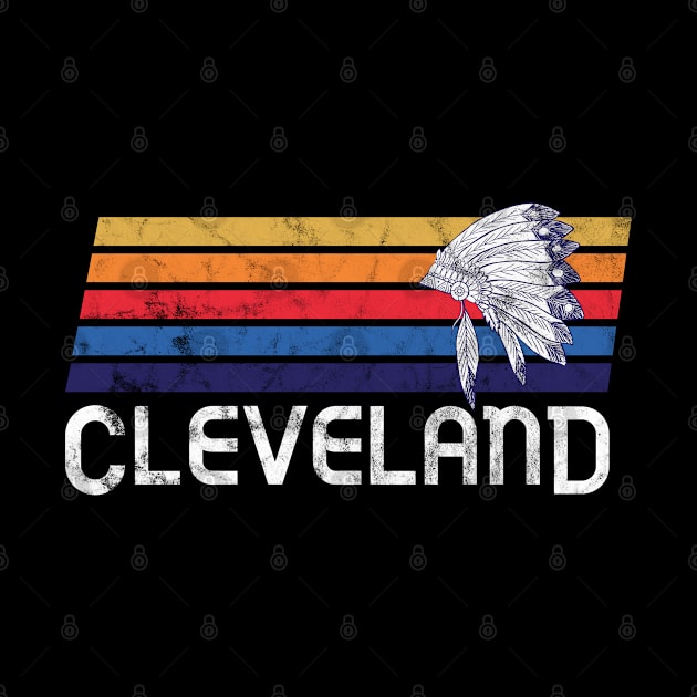 Cleveland Feather Native American Baseball Sports Indian Pride CLE Ohio by Shirtsurf