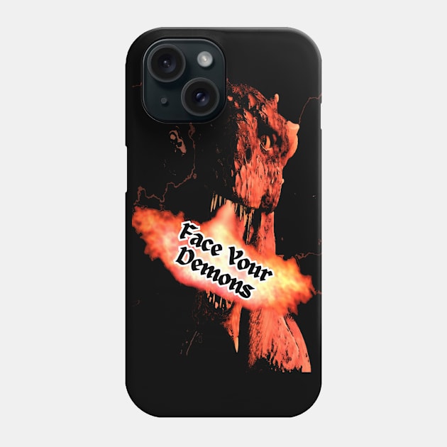 Face Your Demons Phone Case by MckinleyArt