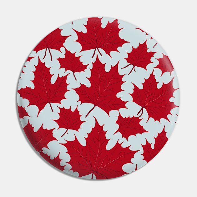 Maple leaves Pattern Pin by DewaJassin