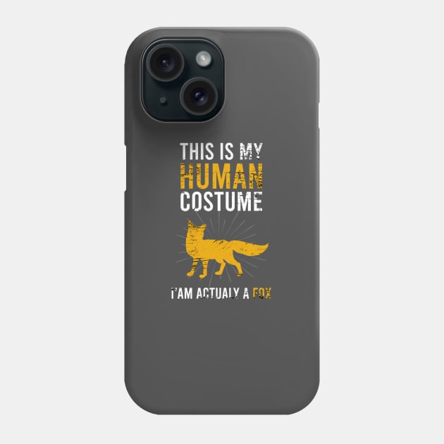 this is my human costume im actually a FOX Phone Case by Teekingdom