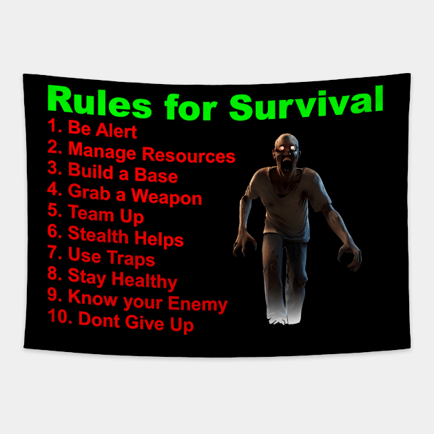 Rules for Survival Tapestry by Bear Gaming