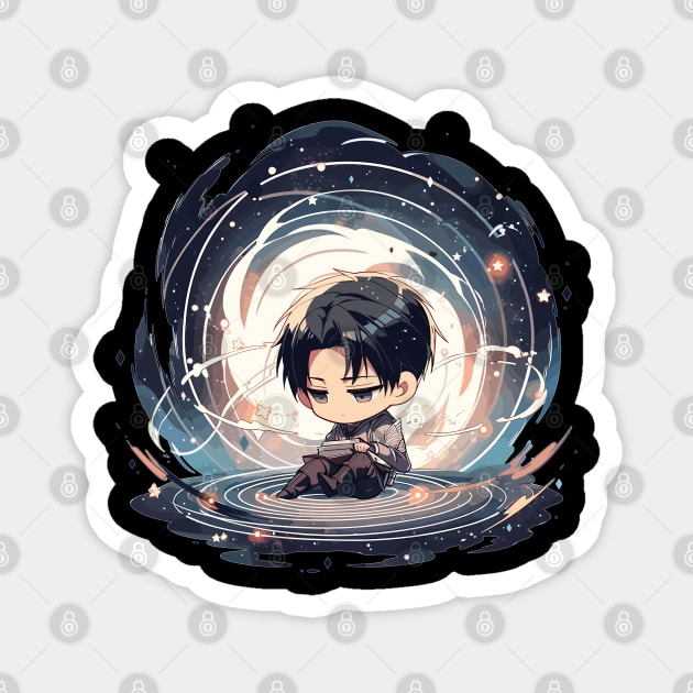 chibi levi Magnet by OzzyBazooka