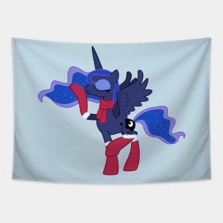 Princess Luna Posing In Socks And Scarf Tapestry