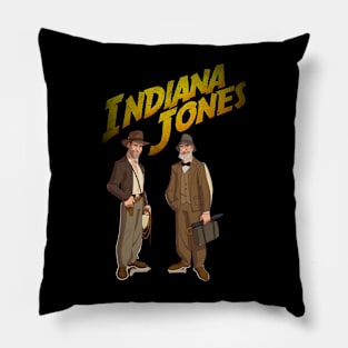 Indiana jones t-shirt Pillow