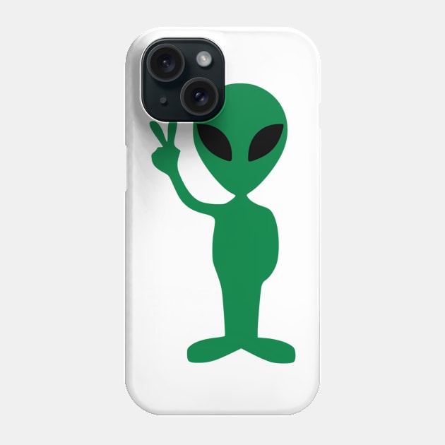 Friendly Alien Apparel Phone Case by Topher's Emporium