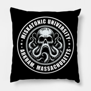 Miskatonic University Horror Design Pillow