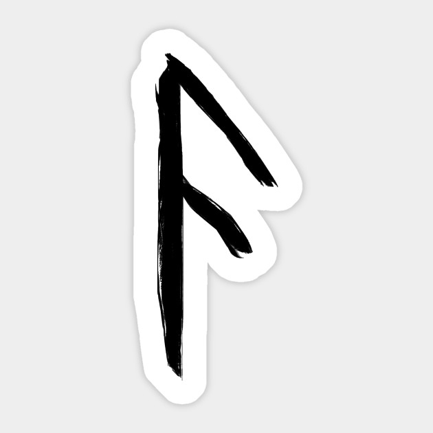 Ansuz Runes Sticker Teepublic