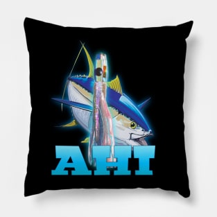 Deep sea fishing designs Pillow