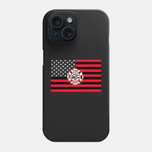 Thin Red Line Flag - Firefighter Gifts for Families Phone Case